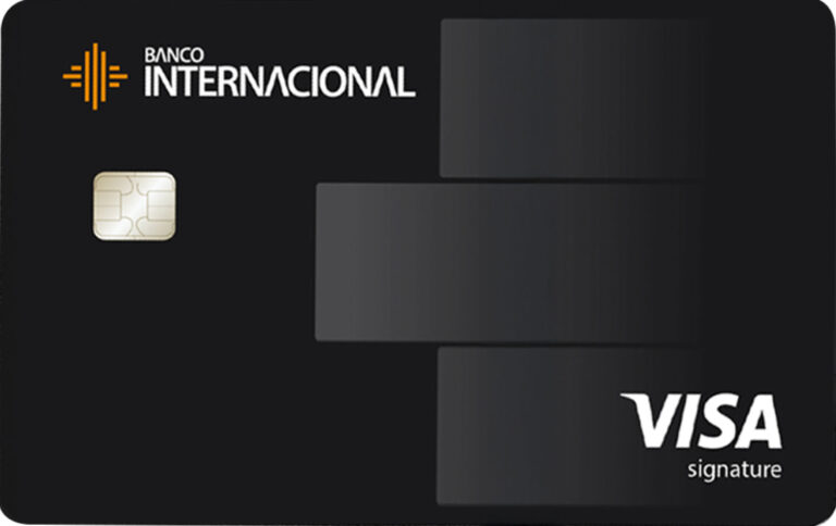 tarjeta visa banco internacional para para pago corriente